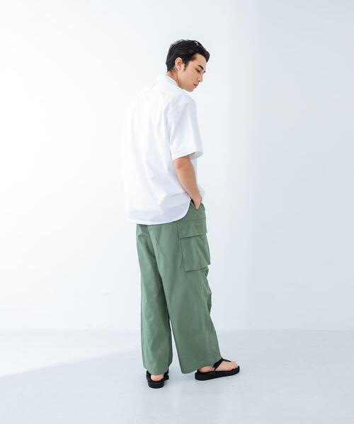 URBAN RESEARCH(アーバンリサーチ)の「new basic THOMAS MASON BAND PULLOVER SHIRTS(シャツ/ブラウス・メンズ・グリーン系その他/ホワイト/ライトブルー・MEDIUM/LARGE)」の19枚目の写真