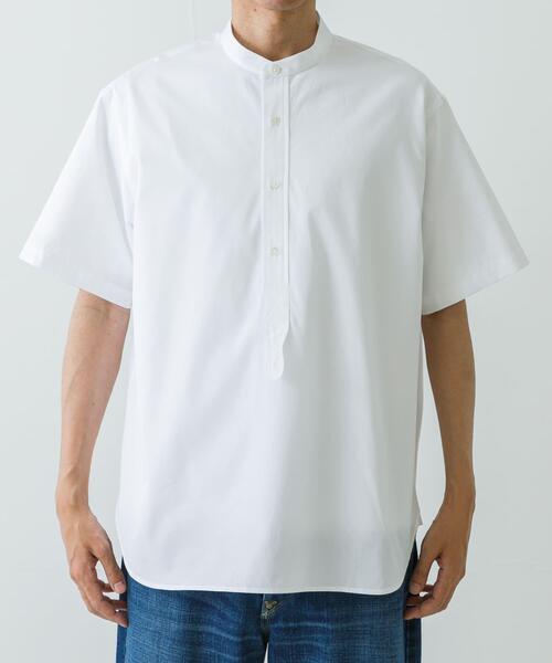 URBAN RESEARCH(アーバンリサーチ)の「new basic THOMAS MASON BAND PULLOVER SHIRTS(シャツ/ブラウス・メンズ・グリーン系その他/ホワイト/ライトブルー・MEDIUM/LARGE)」の21枚目の写真