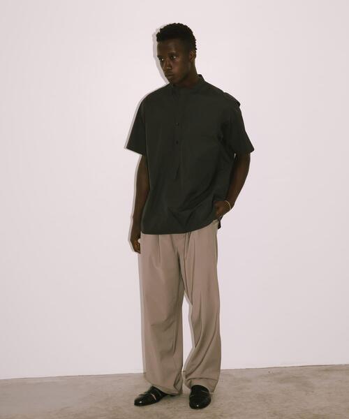 セール】new basic THOMAS MASON BAND PULLOVER SHIRTS（シャツ