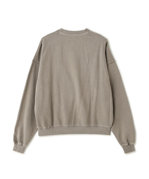 DANKE SCHON(ダンケシェーン)の「DankeSchon/ダンケシェーン/PIGMENT SWEAT CREWNECK LOGO(スウェット・レディース・グレー/ベージュ・L/M)」の9枚目の写真