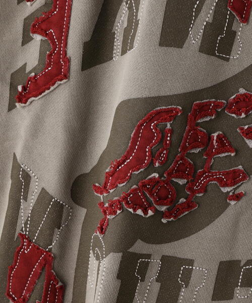 DANKE SCHON(ダンケシェーン)の「DankeSchon/ダンケシェーン/PIGMENT SWEAT CREWNECK LOGO(スウェット・レディース・グレー/ベージュ・L/M)」の13枚目の写真