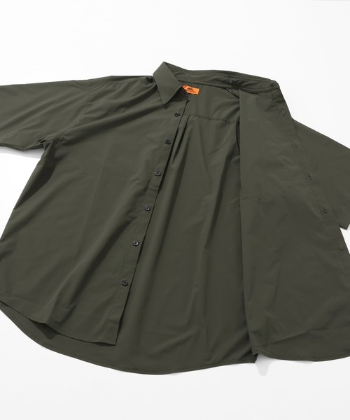 KRIFF MAYER（クリフメイヤー）の「【吸水速乾】SORONAリラックス半袖シャツ（シャツ/ブラウス・メンズ・サックスブルー/カーキ/ネイビー/ブラック・MEDIUM/LARGE/X-LARGE）」の7枚目の写真