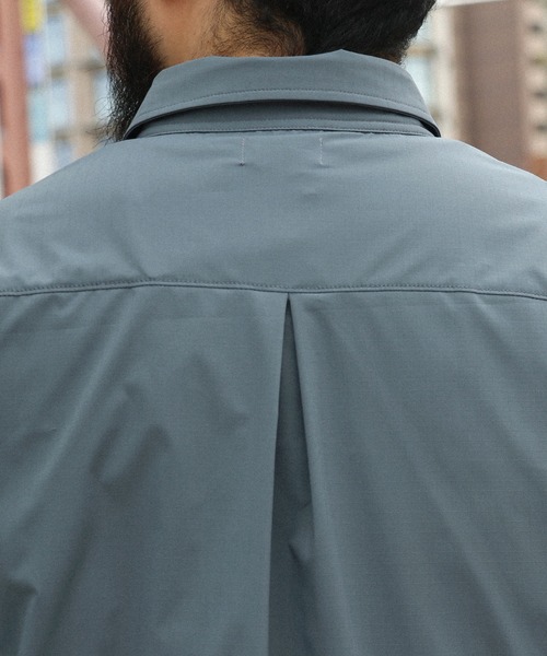 KRIFF MAYER（クリフメイヤー）の「【吸水速乾】SORONAリラックス半袖シャツ（シャツ/ブラウス・メンズ・サックスブルー/カーキ/ネイビー/ブラック・MEDIUM/LARGE/X-LARGE）」の14枚目の写真