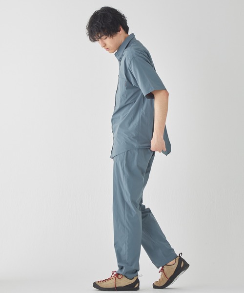 KRIFF MAYER（クリフメイヤー）の「【吸水速乾】SORONAリラックス半袖シャツ（シャツ/ブラウス・メンズ・サックスブルー/カーキ/ネイビー/ブラック・MEDIUM/LARGE/X-LARGE）」の16枚目の写真