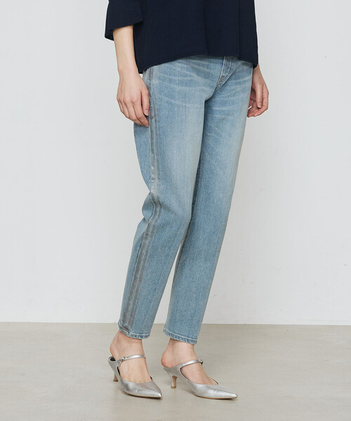 K.T KIYOKO TAKASE（キヨコタカセ）の「コットンストレッチデニム ウエストリブパンツ（デニムパンツ・レディース・グレー/ブルー・7号/11号/9号）」の14枚目の写真