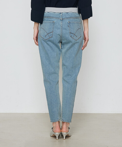 K.T KIYOKO TAKASE（キヨコタカセ）の「コットンストレッチデニム ウエストリブパンツ（デニムパンツ・レディース・グレー/ブルー・7号/11号/9号）」の17枚目の写真