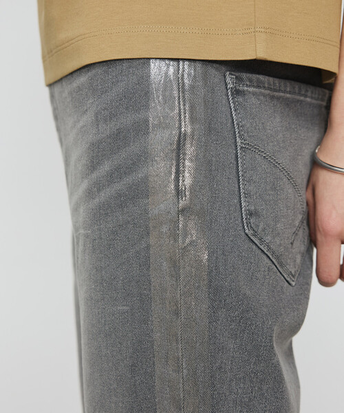 K.T KIYOKO TAKASE（キヨコタカセ）の「コットンストレッチデニム ウエストリブパンツ（デニムパンツ・レディース・グレー/ブルー・7号/11号/9号）」の22枚目の写真