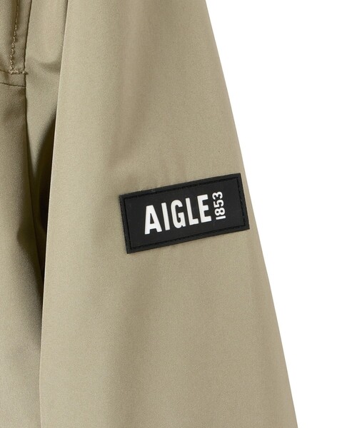 AIGLE(エーグル)の「GORE-TEX WINDSTOPPER ゴアテックス ウインドストッパー(R) 防風 撥水 透湿 MA-1 ブルゾン(ブルゾン・メンズ・ベージュ/ダークブルー・S/M/L)」の18枚目の写真