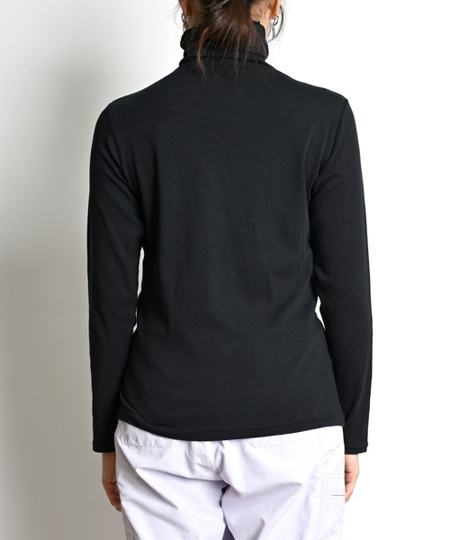 MARAI(マーライ)の「UVカット ボトルネック長袖カットソー 紫外線対策(Tシャツ/カットソー・レディース・ブラック/グレー/ホワイト/ネイビー/ライトグレー・LARGE/X-LARGE/MEDIUM)」の18枚目の写真