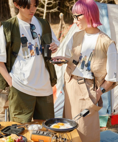 DOD(ディーオーディー)の「【DOD別注】ファミティー(Tシャツ/カットソー・レディース・ホワイト系その他/ホワイト・LARGE/MEDIUM)」の6枚目の写真