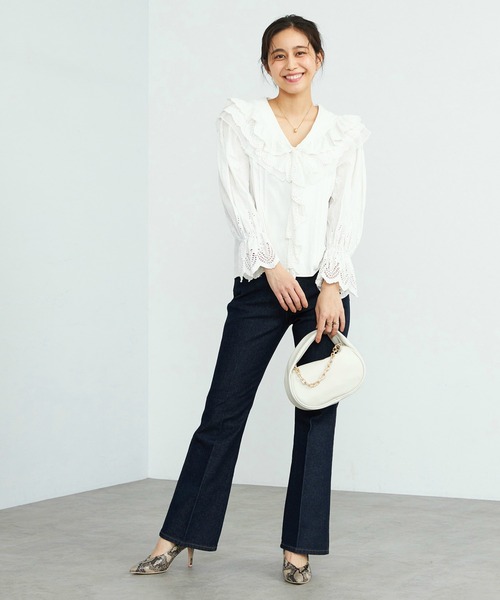 Wrangler(ラングラー)の「WRANGLER/ラングラー【US ORIGINAL】フレアデニム ジーンズ(デニムパンツ・レディース・インディゴブルー・SMALL/MEDIUM/X-SMALL)」の10枚目の写真