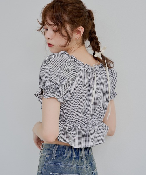 continuer de NICE CLAUP(コンティニューデナイスクラップ)の「【@_chipi2xセレクト】【ガーリーコーデに】オフショル2WAYブラウス(シャツ/ブラウス・レディース・その他2/その他3/その他1/その他4/その他5・FREE)」の8枚目の写真