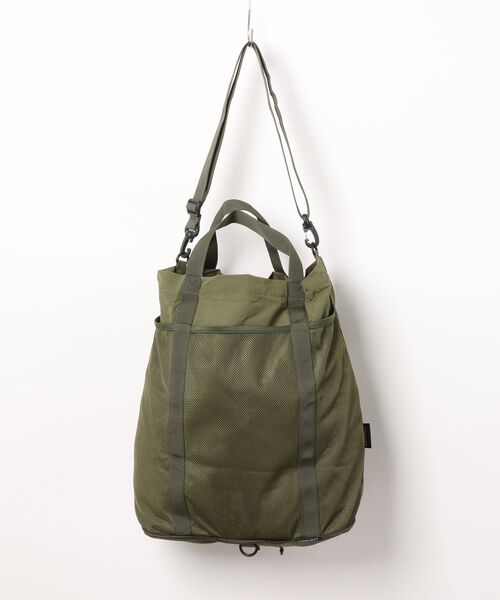 Gramicci（グラミチ）の「【GRAMICCI】NYLON PACKABLE EXPLORER TOTE（トートバッグ・メンズ・ブラック/ネイビー/オリーブ/グレー系その他・FREE）」の4枚目の写真