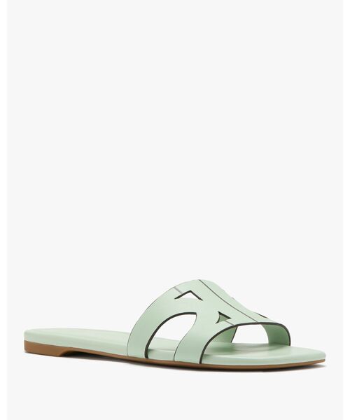 kate spade new york(ケイトスペード ニューヨーク)の「デュオ スライド サンダル(サンダル・レディース・グリーン・7/5/8/6)」の2枚目の写真