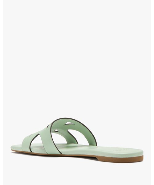 kate spade new york(ケイトスペード ニューヨーク)の「デュオ スライド サンダル(サンダル・レディース・グリーン・7/5/8/6)」の4枚目の写真