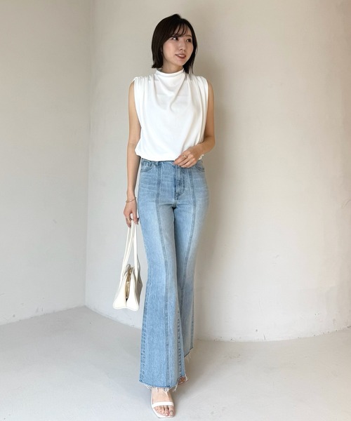 ZOZO限定カラー】ギャザードレープカットトップス（シャツ/ブラウス