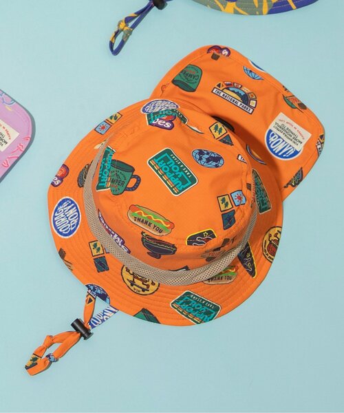 BREEZE(ブリーズ)の「【UVカット/撥水加工】水陸両用アクティブアウトドアハット(ハット・キッズ・イエロー/オレンジ/ネイビー/ラベンダー/キナリ・56/54/52/50)」の5枚目の写真