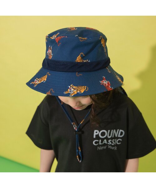 BREEZE(ブリーズ)の「【UVカット/撥水加工】水陸両用アクティブアウトドアハット(ハット・キッズ・イエロー/オレンジ/ネイビー/ラベンダー/キナリ・56/54/52/50)」の12枚目の写真