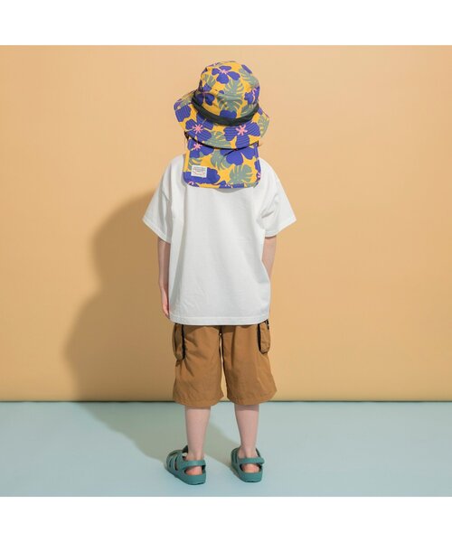 BREEZE(ブリーズ)の「【UVカット/撥水加工】水陸両用アクティブアウトドアハット(ハット・キッズ・イエロー/オレンジ/ネイビー/ラベンダー/キナリ・56/54/52/50)」の14枚目の写真