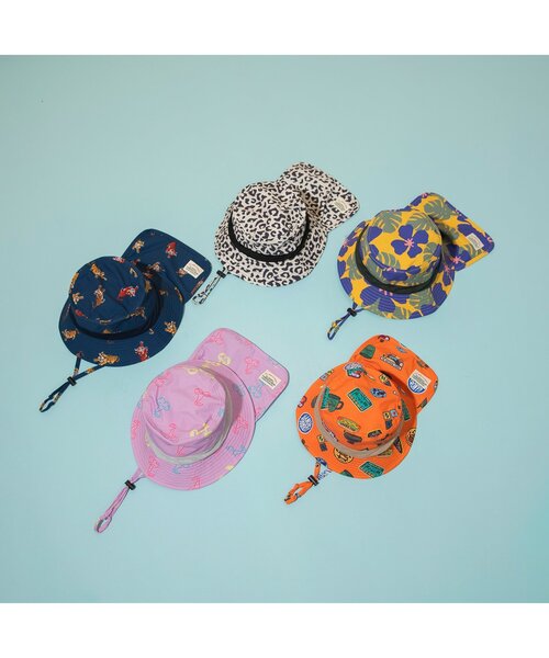 BREEZE(ブリーズ)の「【UVカット/撥水加工】水陸両用アクティブアウトドアハット(ハット・キッズ・イエロー/オレンジ/ネイビー/ラベンダー/キナリ・56/54/52/50)」の18枚目の写真