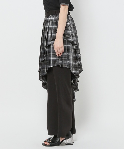 HARE（ハレ）の「プリーツレイヤーフレアパンツ(HARE)（その他パンツ・レディース・グレー/ブラック・FREE）」の16枚目の写真