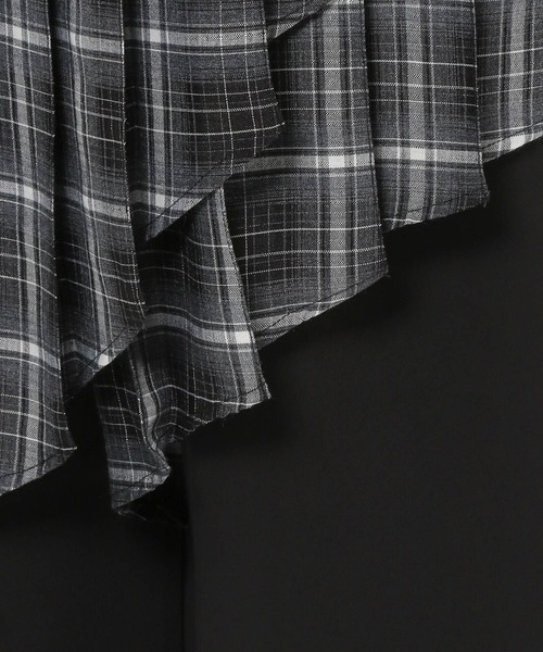 HARE（ハレ）の「プリーツレイヤーフレアパンツ(HARE)（その他パンツ・レディース・グレー/ブラック・FREE）」の22枚目の写真