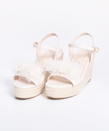 NOELA | チュールフラワー２ＷＡＹジュートサンダル(サンダル)