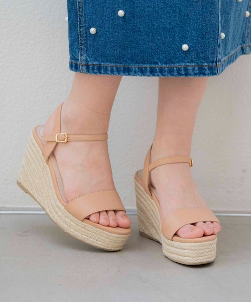 NOELA（ノエラ）の「チュールフラワー２ＷＡＹジュートサンダル（サンダル・レディース・オレンジ/ブラウン/オフホワイト・S/M/L）」の12枚目の写真