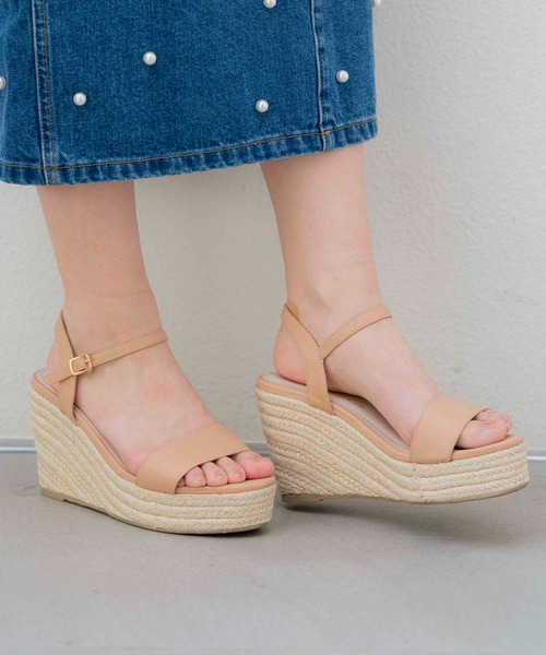 NOELA（ノエラ）の「チュールフラワー２ＷＡＹジュートサンダル（サンダル・レディース・オレンジ/ブラウン/オフホワイト・S/M/L）」の13枚目の写真