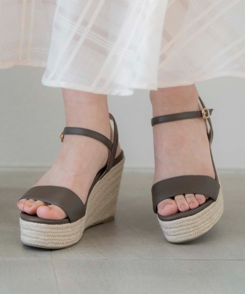 NOELA（ノエラ）の「チュールフラワー２ＷＡＹジュートサンダル（サンダル・レディース・オレンジ/ブラウン/オフホワイト・S/M/L）」の17枚目の写真