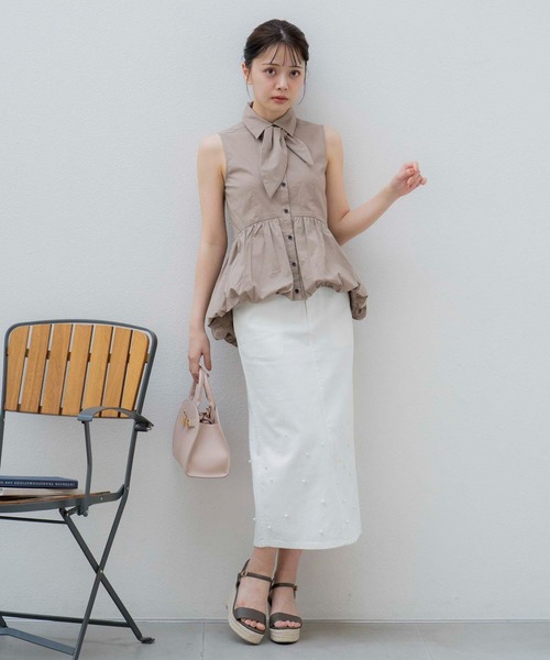 NOELA（ノエラ）の「チュールフラワー２ＷＡＹジュートサンダル（サンダル・レディース・オレンジ/ブラウン/オフホワイト・S/M/L）」の20枚目の写真