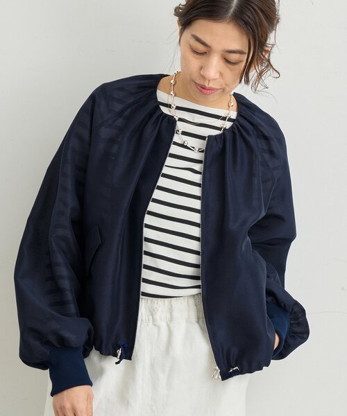 IENA（イエナ）の「《WEB限定/追加》シアーノーカラーブルゾン