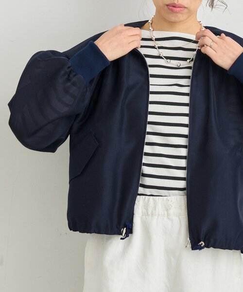 IENA（イエナ）の「《WEB限定/追加》シアーノーカラーブルゾン