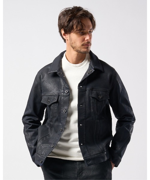wjk(ダヴルジェイケイ)の「coating G-jacket(その他アウター・メンズ・ブラック/ネイビー・SMALL/MEDIUM/LARGE/X-LARGE)」の10枚目の写真
