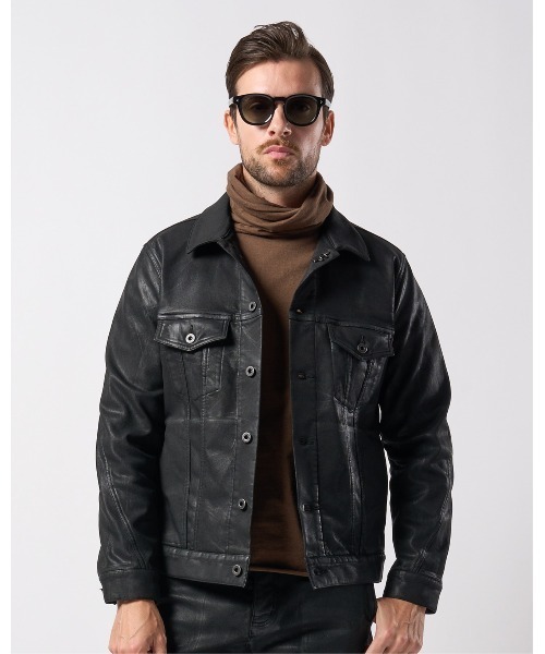 wjk(ダヴルジェイケイ)の「coating G-jacket(その他アウター・メンズ・ブラック/ネイビー・SMALL/MEDIUM/LARGE/X-LARGE)」の7枚目の写真