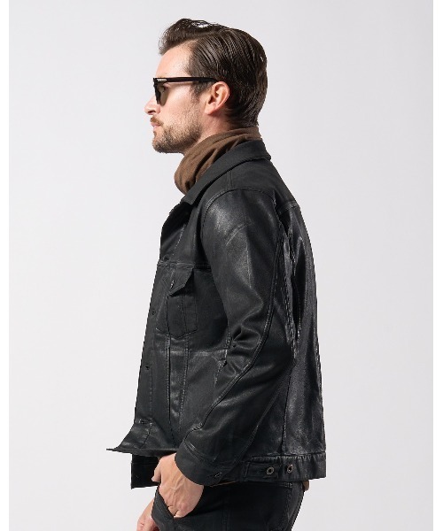 wjk(ダヴルジェイケイ)の「coating G-jacket(その他アウター・メンズ・ブラック/ネイビー・SMALL/MEDIUM/LARGE/X-LARGE)」の6枚目の写真