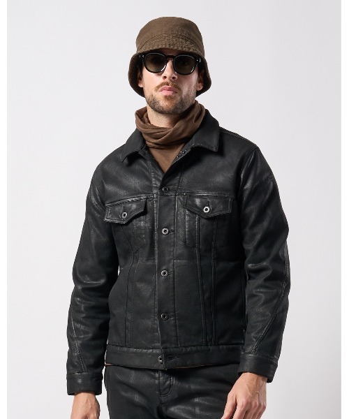 wjk(ダヴルジェイケイ)の「coating G-jacket(その他アウター・メンズ・ブラック/ネイビー・SMALL/MEDIUM/LARGE/X-LARGE)」の4枚目の写真