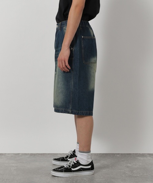 LAKOLE（ラコレ）の「ダブルニーデニムショーツ / 283523（デニムパンツ・メンズ・ブラック/ブルー・MEDIUM/LARGE）」の14枚目の写真