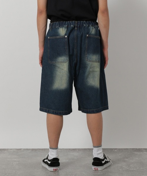 LAKOLE（ラコレ）の「ダブルニーデニムショーツ / 283523（デニムパンツ・メンズ・ブラック/ブルー・MEDIUM/LARGE）」の15枚目の写真