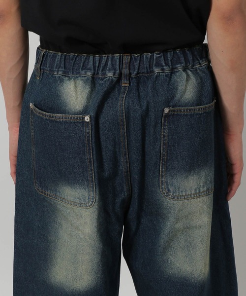 LAKOLE（ラコレ）の「ダブルニーデニムショーツ / 283523（デニムパンツ・メンズ・ブラック/ブルー・MEDIUM/LARGE）」の20枚目の写真