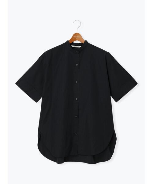 Lugnoncure(ルノンキュール)の「【イージーケア】バンドカラーオーバーシャツ(シャツ/ブラウス・レディース・オフホワイト/ネイビー/ベージュ/ブラック・F)」の14枚目の写真