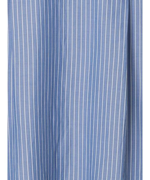 Lugnoncure(ルノンキュール)の「【イージーケア】バンドカラーオーバーシャツ(シャツ/ブラウス・レディース・オフホワイト/ネイビー/ベージュ/ブラック・F)」の5枚目の写真