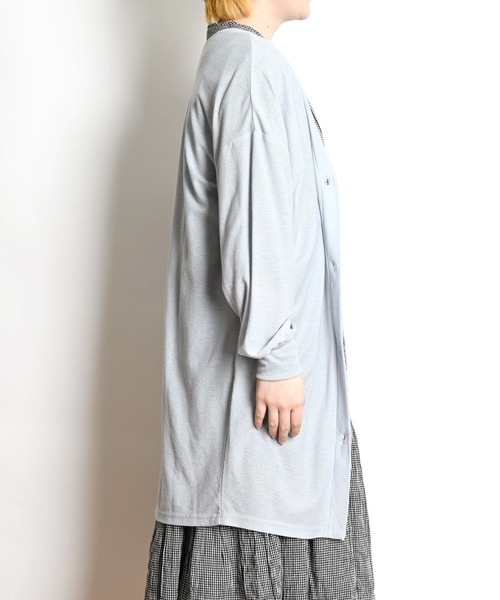 MARAI(マーライ)の「UVカット 長袖ロングカーディガン(カーディガン/ボレロ・レディース・ブラック/ライム/ライトグレー/ブルーグレー・FREE)」の13枚目の写真