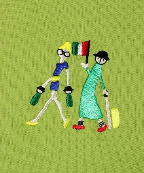 STUDIO PICONE(スタジオピッコーネ)の「【オンラインストア・店舗限定商品】コットン100%UV冷感刺繍プルオーバー(Tシャツ/カットソー・レディース・ライトグレー/ホワイト/グリーン・LL/M/L)」の8枚目の写真