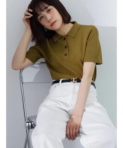 Te chichi(テチチ)の「【松井愛莉着用】カーブDenimパンツ《2025summer catalog item》(その他パンツ・レディース・サックスブルー/オフホワイト/ネイビー・M/S)」の4枚目の写真