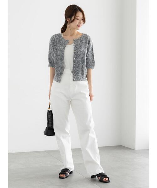 Te chichi(テチチ)の「【松井愛莉着用】カーブDenimパンツ《2025summer catalog item》(その他パンツ・レディース・サックスブルー/オフホワイト/ネイビー・M/S)」の13枚目の写真