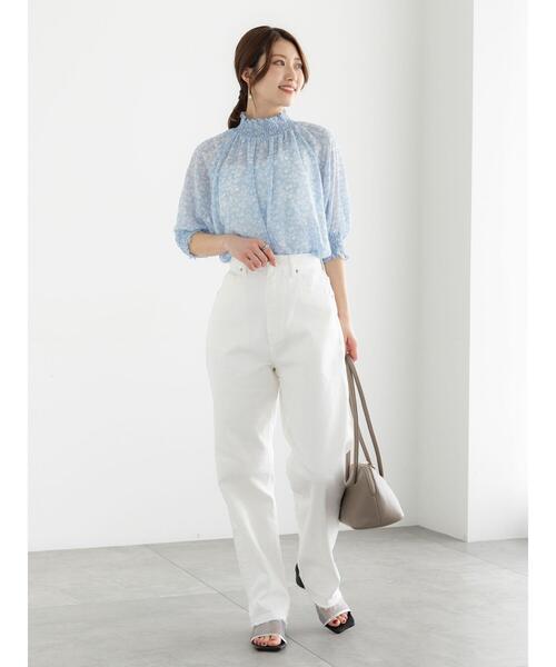 Te chichi(テチチ)の「【松井愛莉着用】カーブDenimパンツ《2025summer catalog item》(その他パンツ・レディース・サックスブルー/オフホワイト/ネイビー・M/S)」の14枚目の写真
