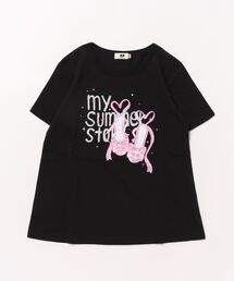 KP（ケーピー）の「サンダル プリント半袖Ｔシャツ（Tシャツ/カットソー）」