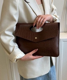 STYLEBLOCK | クロコダイル調素材クラッチバッグ(クラッチバッグ)