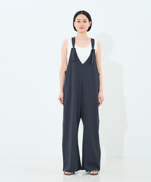 collex(コレックス)の「カットサロペット(サロペット/オーバーオール・レディース・チャコールグレー/カーキ・フリー)」の11枚目の写真